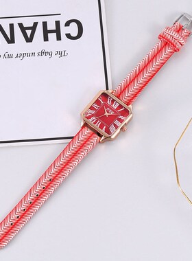 新品Luxury belt ladies watch casual analog lePather quartz c