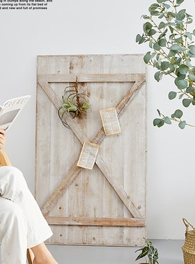 复古摄影背景木板创意场景实木摆拍道具装饰摆件拍照Y做旧木纹桌