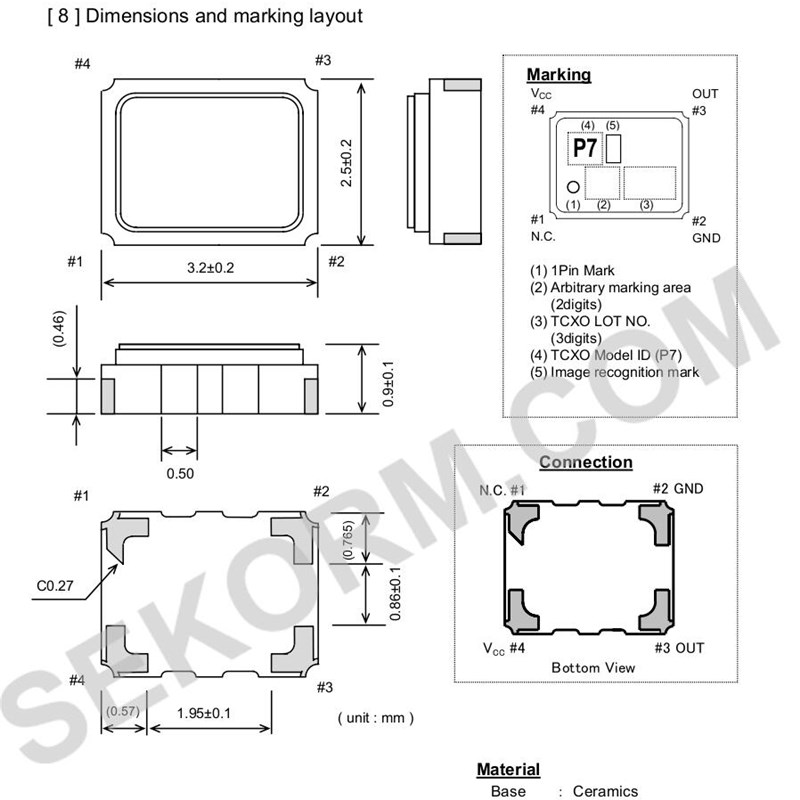 TCXO 3225 40MHZ 40M 温补贴片晶振 高精度 1.8V 3.3V +-0.5ppm - 图0