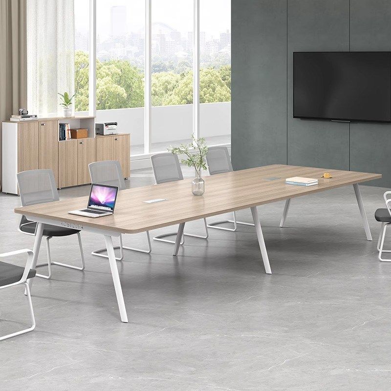 会议桌长桌大f小型办公室家具洽谈桌培训桌办公桌椅组合多人办公
