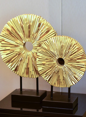 欧式客厅玄关创意鹿摆件电视柜轻奢高档美式现代家居高级酒柜装饰