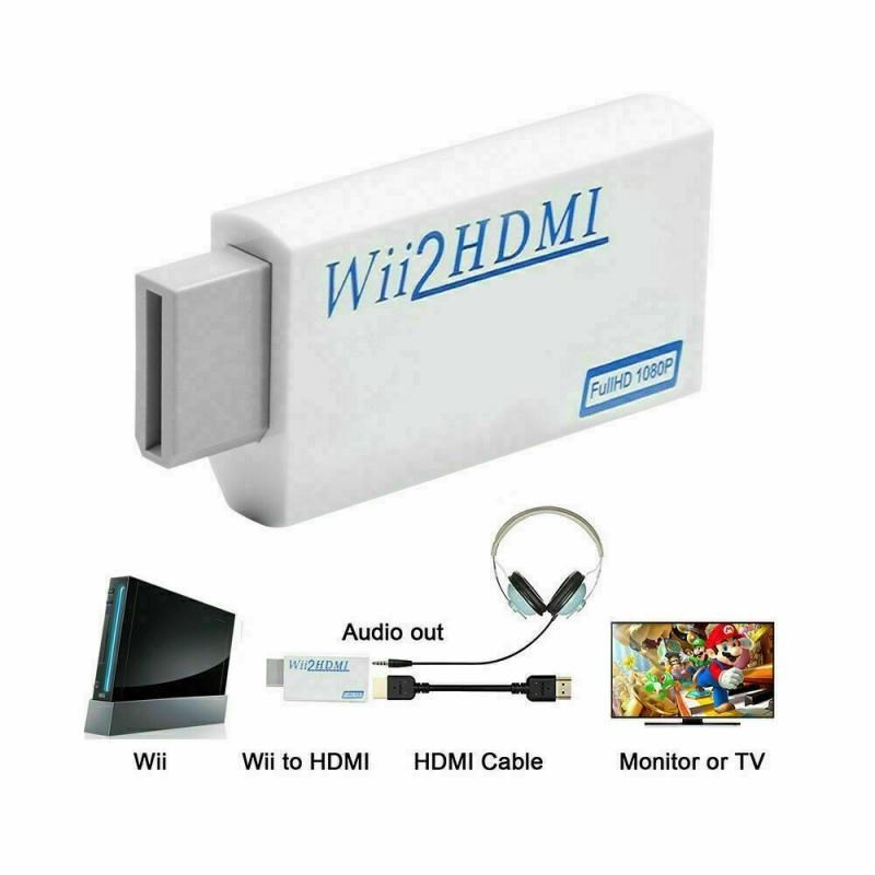 极速Wii2HDMI Full HD Adapter Portable Mini Wii to HDMI Conve-图2