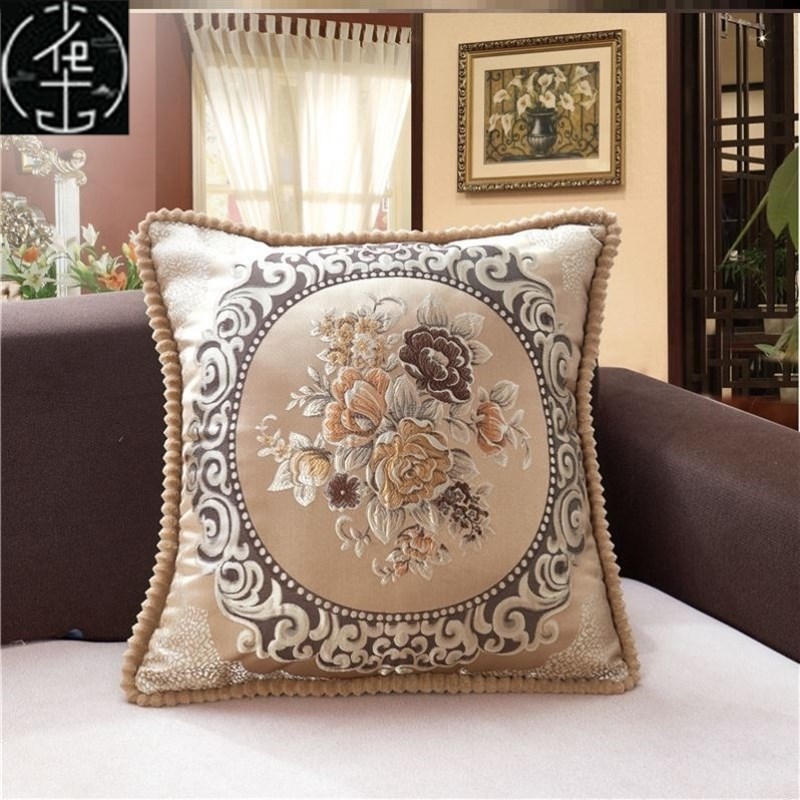 极速Ethnic style retro embrace pillowcase square cushion bac - 图2