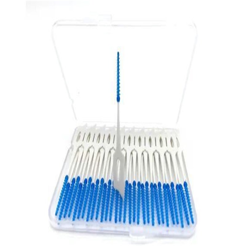 40/120 PCS 3 ikn 1 Reusable Interdental Brush Double head To - 图3