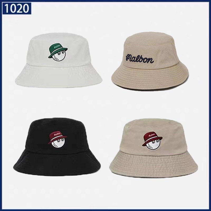 2023 MALBON GOLF Sunshade fashioDn Bucket hat Golf Dome Hat - 图0