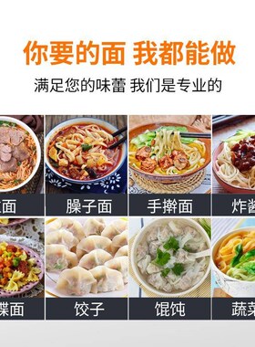山东龙口复兴牌家用电动切面机压面机面条机免拆刀不锈钢小型自动