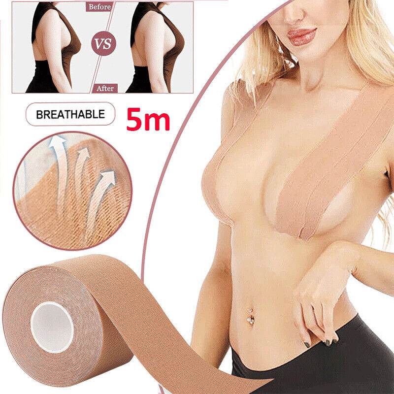 推荐5m Body Invisible Bra Boob Tape Nipple Cover Breast Lift - 图0