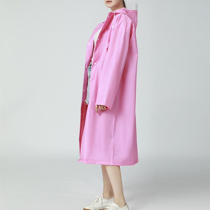 推荐Adult EVA Raincoat Thick Frosted Portable Lightweight Po - 图2