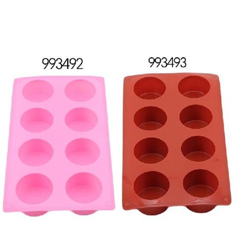 8 Holes 3D RoInd Shar e Silicone Ceke MoldpFor DuY Handmade - 图2