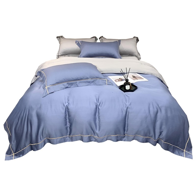 酒店风简约冰丝纯棉四件套全棉床单裸睡轻奢丝滑被套床笠欧式床品,淘宝优惠券,粉丝福利购,淘宝优惠卷