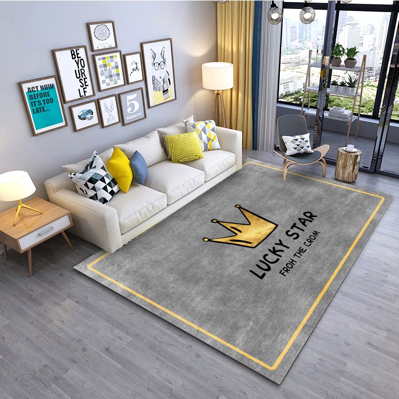 极速Carpet Living Room Warm Floor Rugs fluffy Mats Kids Room - 图1