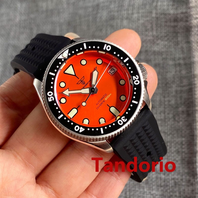 新品37mm Tandorio 200M Diving Japan NH35A Ceramic Bezel 120 - 图1