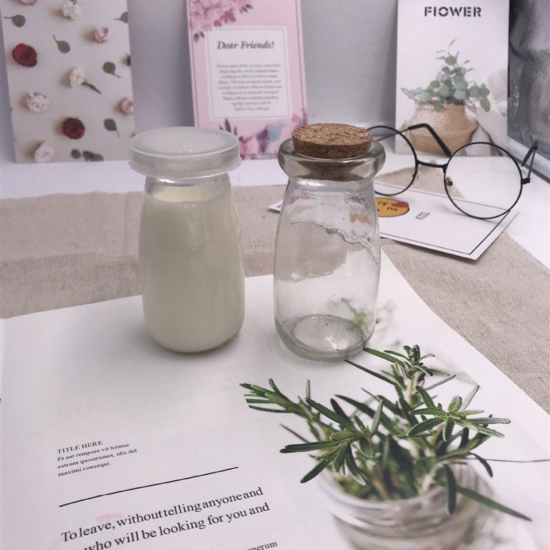 厂家现货高d款布丁瓶100ml  甜品杯牛奶咖啡瓶 加厚玻璃果酱酸奶,淘宝优惠券,粉丝福利购,淘宝优惠卷