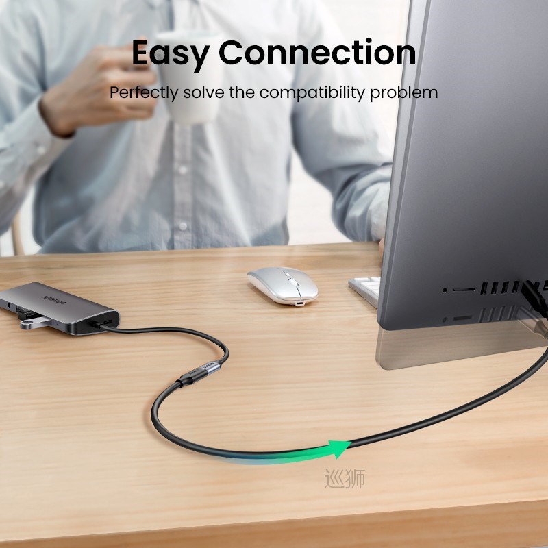 USB C 3.1 Extension Cable 5A PD 100W Extender Cord For Ninte - 图0