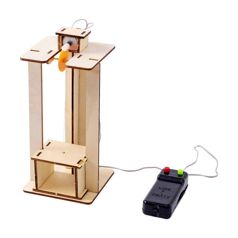 极速儿童科学实验小学生DIY手工制作材料科技发明电梯升降机模型 - 图3