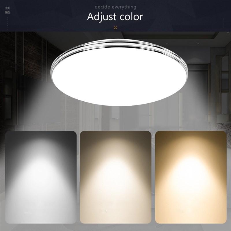 推荐LED Ceiling Lights 3 color Adjust Lamp 72W 36W 24W 18W 1 - 图1