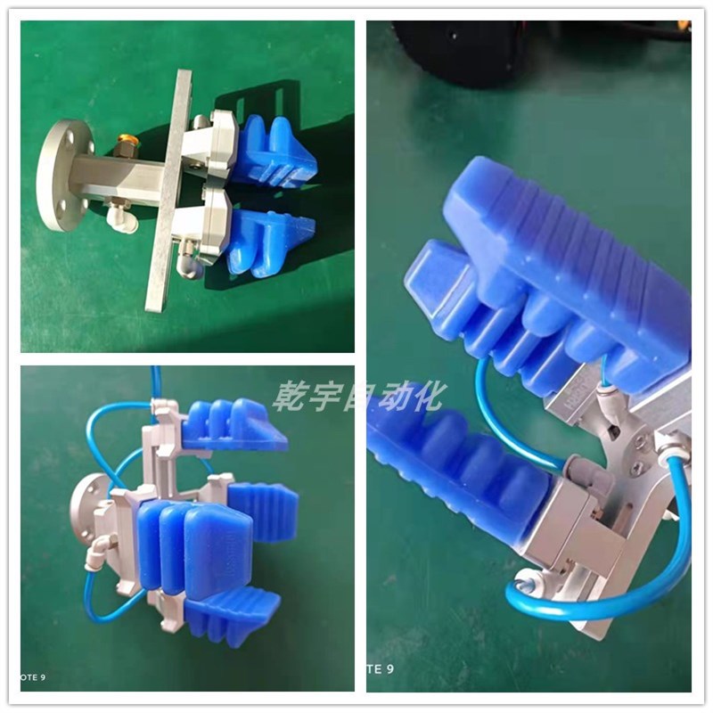 气动软指仿生柔性自适应夹爪机械手爪柔性抓取夹具软体机器人鳍条-图1