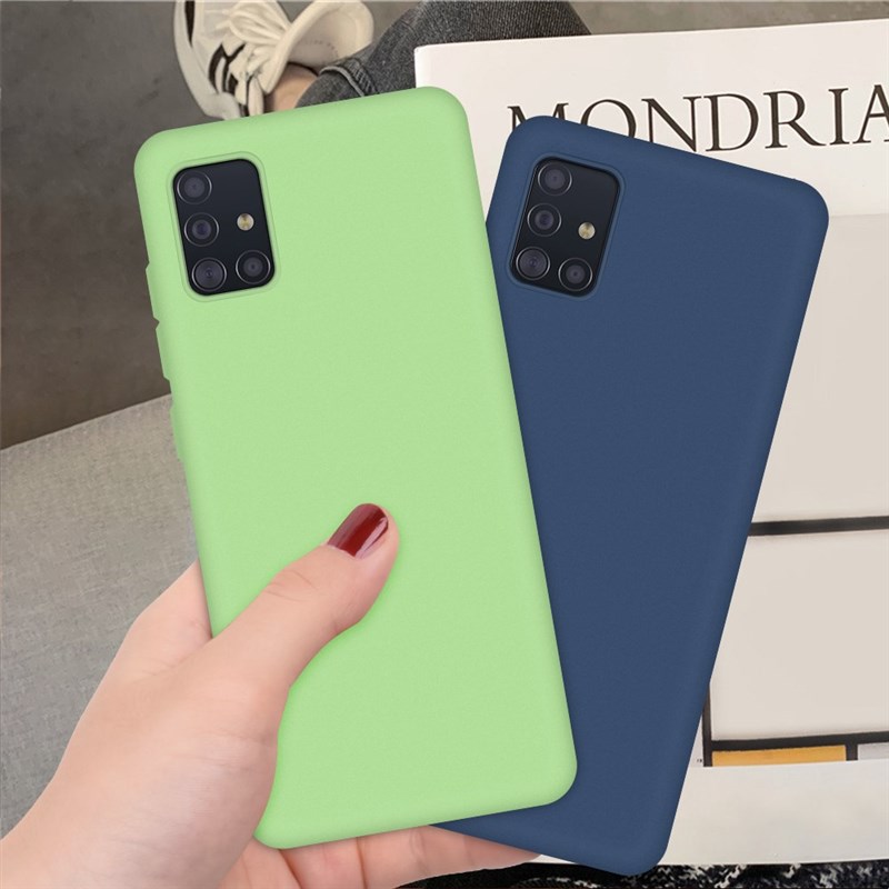 Rubber Cover Capa  Samsung A51 A71 A10 A20 A30 A40 Frosted S - 图1