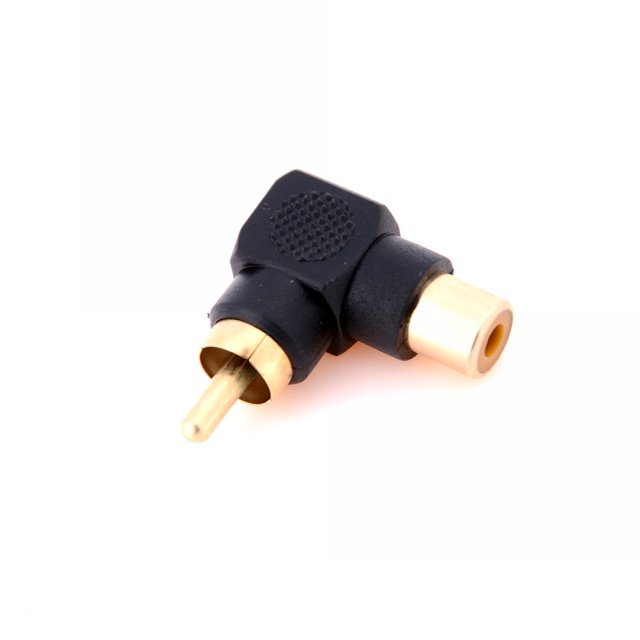 推荐One Or 2Pcs 90 Degree RCA Right Angle Connector Plug Ada-图3