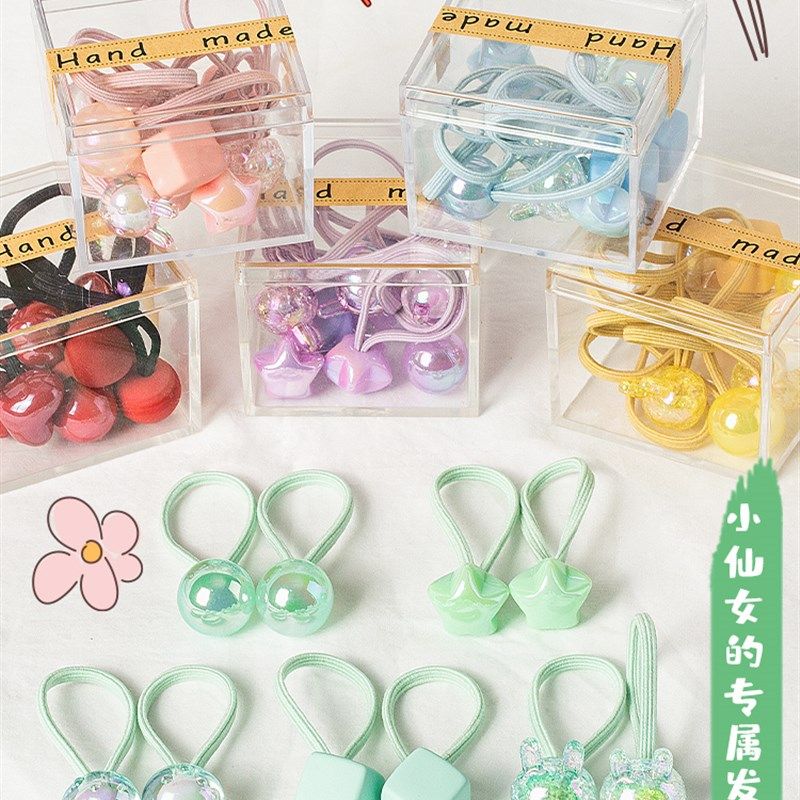 儿童头绳糖果色皮筋高弹力发圈女发绳高马尾扎头发皮套橡皮筋发饰,淘宝优惠券,粉丝福利购,淘宝优惠卷