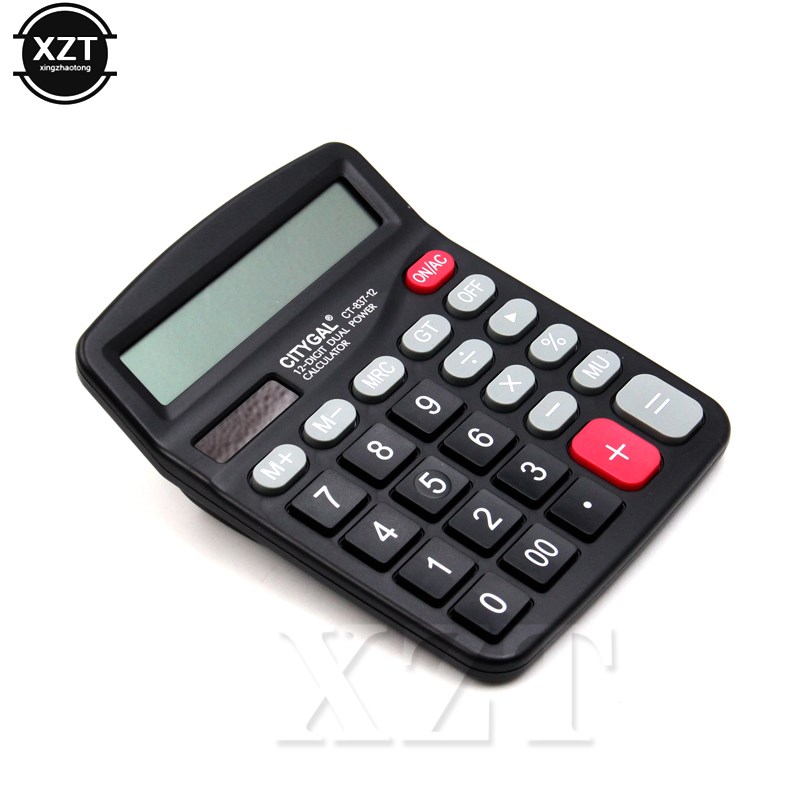 Portable 12 Digit Large Screen Display Calculator Financial - 图1