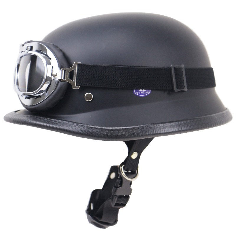 German style motorcecleu Retro onep facy Chopper half helmet - 图2