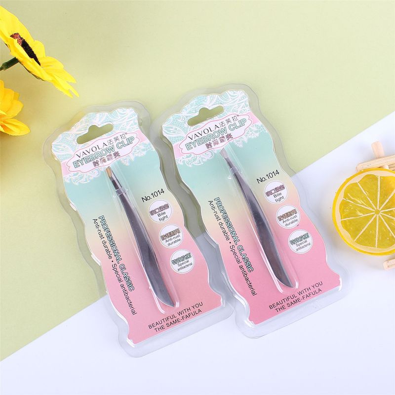 推荐Bite tight stainless steel eyebrow clip tweezers eyebrow - 图2