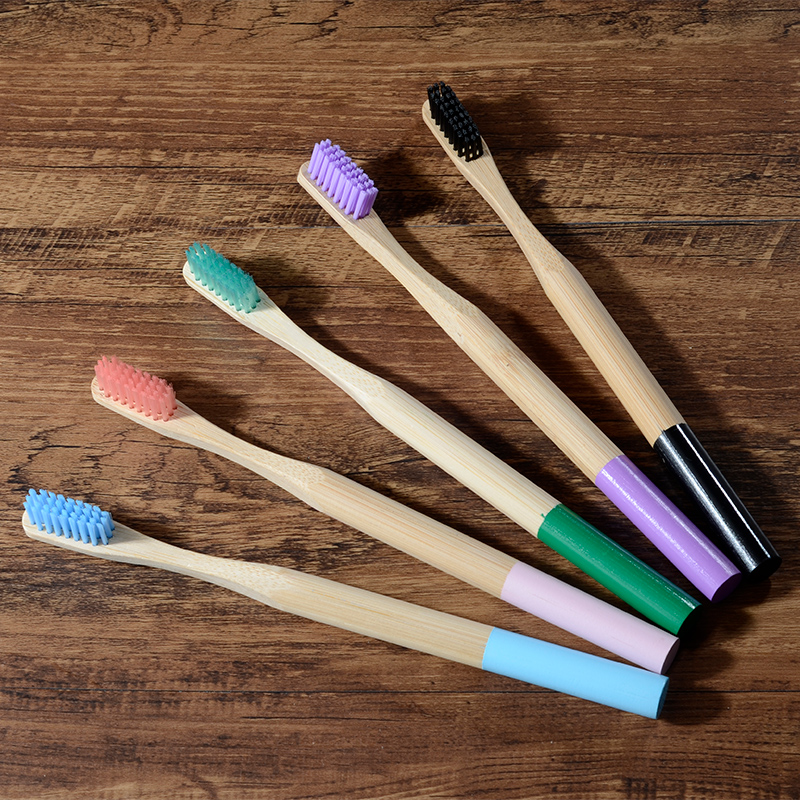 速发pc Eco friendly Bamboo Toothbrush Medium Bristles Biodeg - 图1