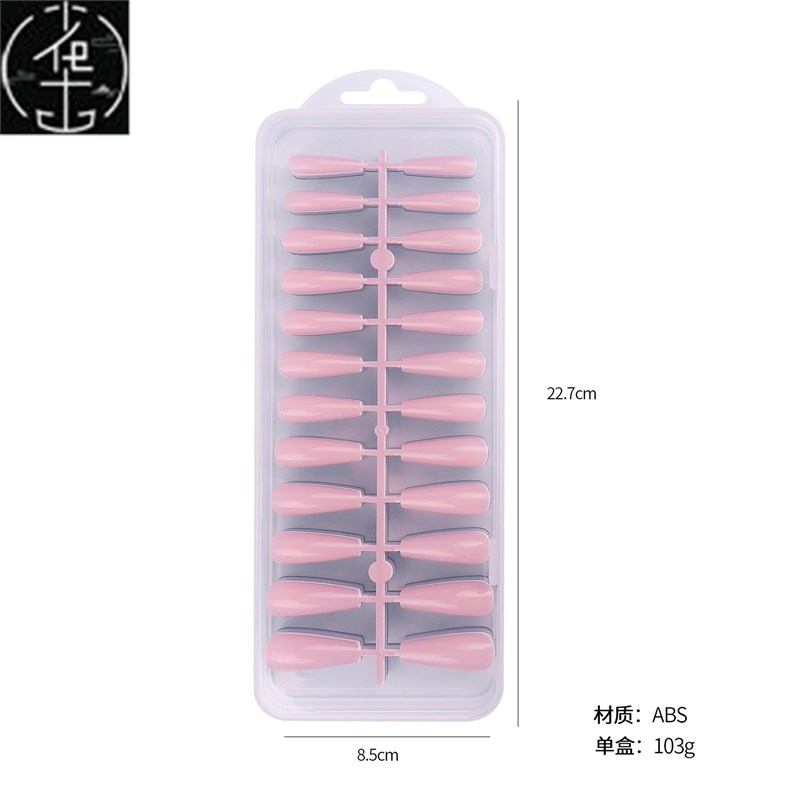 速发240Pcs False Nails Tips Colorful Candy Full Cover Fake N