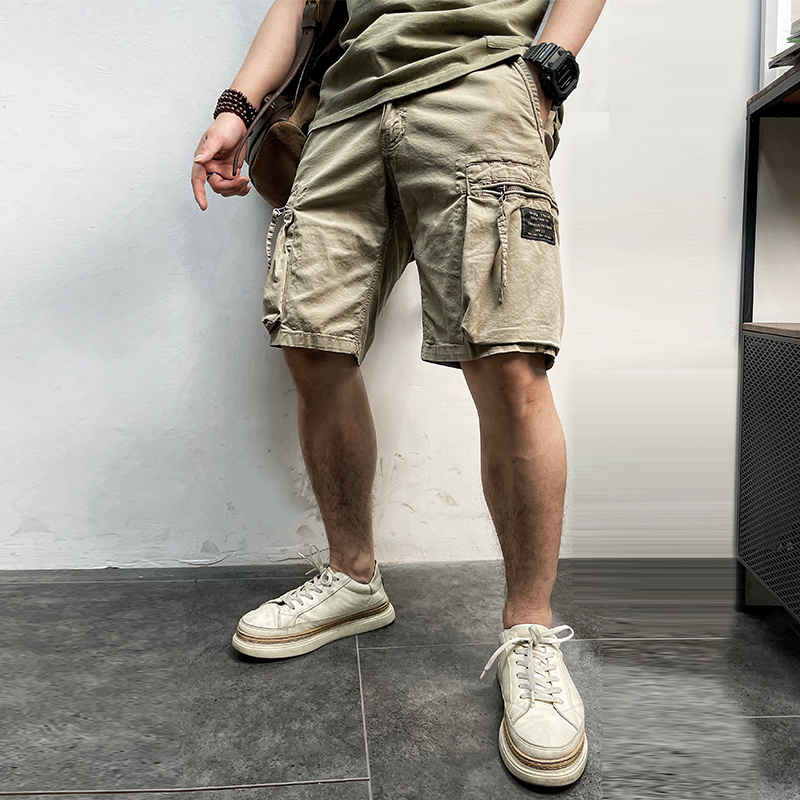 推荐Men 2022 Summer Brand New Casual Vintage Classic Pockets - 图0