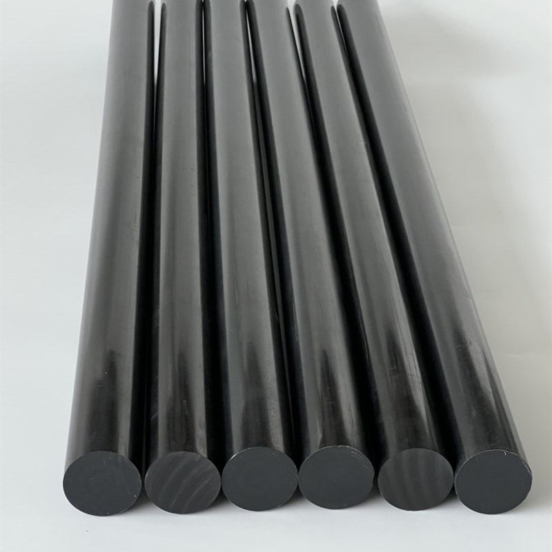 黑色PP尼龙棒纯料圆柱实心塑料棒材聚丙烯耐磨棒料呢绒圆柱韧棒硬 - 图3