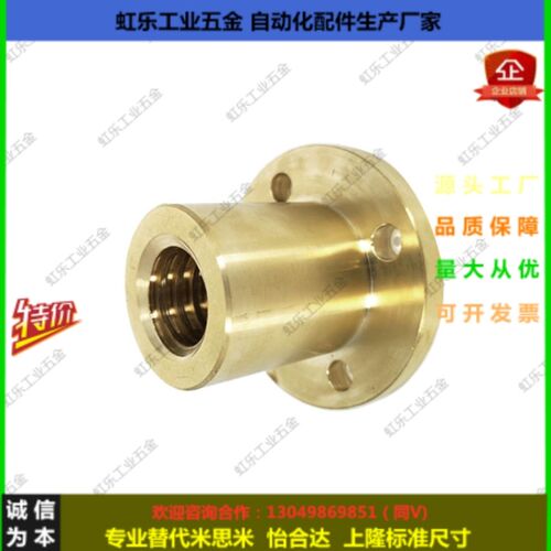 带法兰型MTSPNR MTSPFL MTSJR MTSER MTSQR梯形丝杆螺母 - 图1