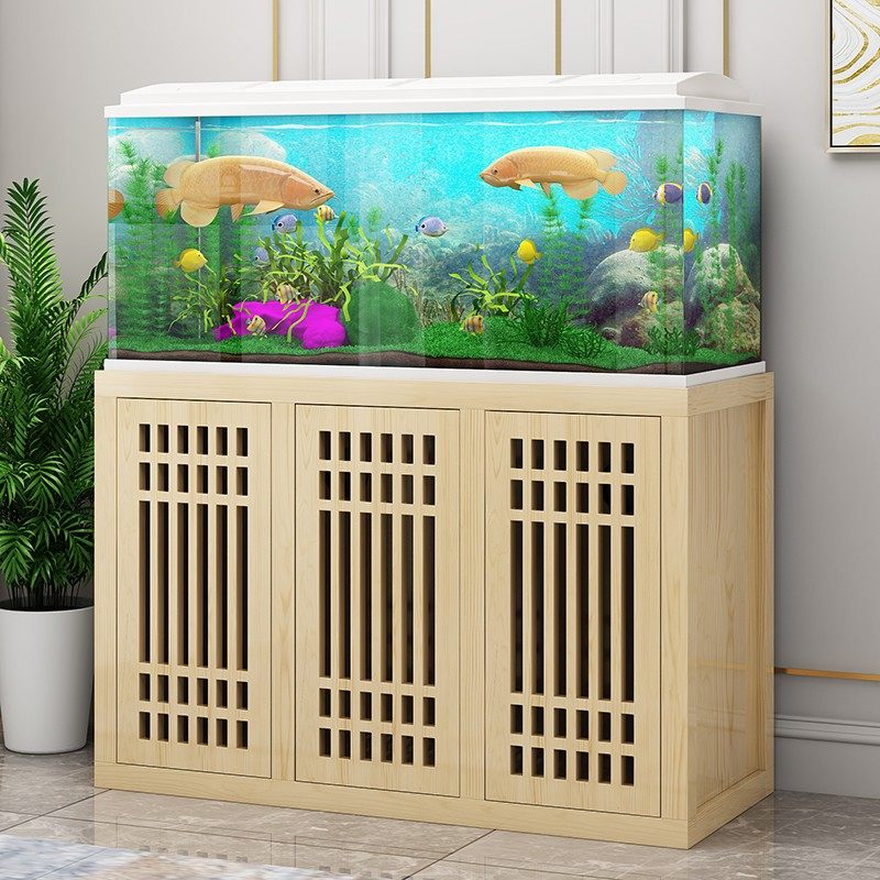 定制鱼缸底柜实木鱼缸柜底座架子鱼缸桌底架客厅家用水族箱底滤柜,淘宝优惠券,粉丝福利购,淘宝优惠卷