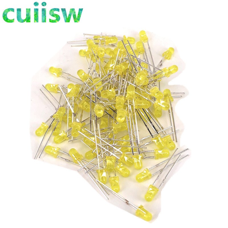 1000pcs 3mm Red White Green yellow Blue LED light emitting d - 图2