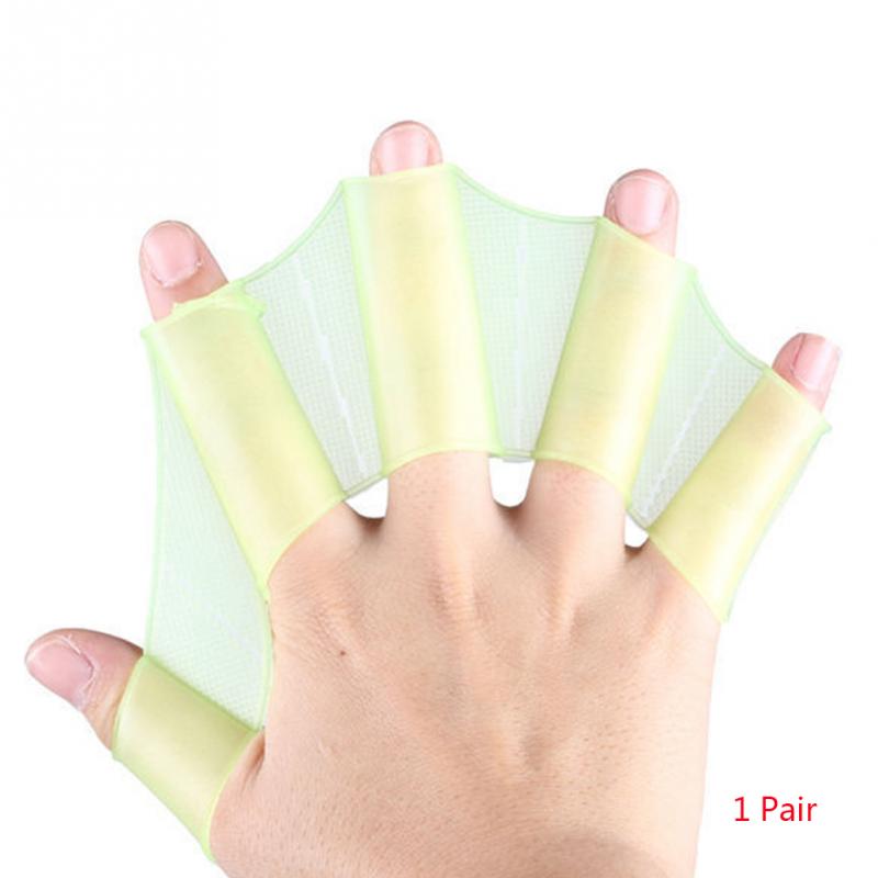 速发1Pair Unisex Frog Type Silicone Girdles Swimming Hand Fi - 图3