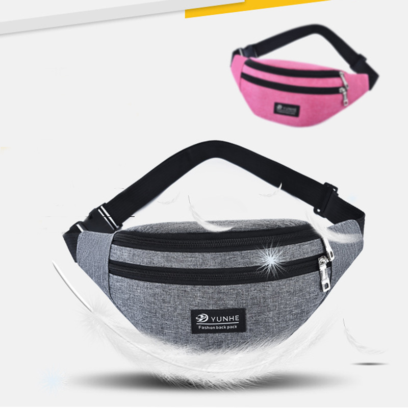 速发Waistbag Belt Bag Mobile Phone Zipper Pouch Packs Belt-图1