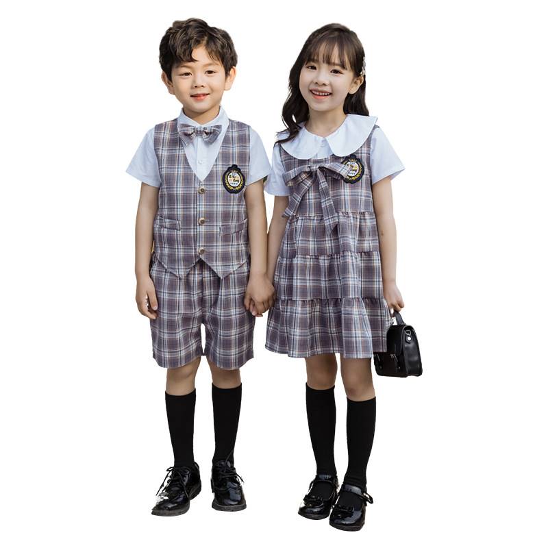 极速School uniforms, primary school students, summer clothin - 图3