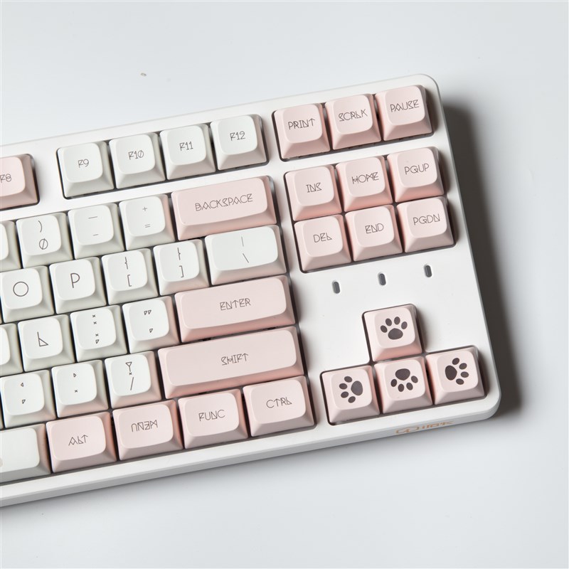 极速XDA Keycaps 137 Keys PBT Dye Sub Keycaps Cute Miaomiao T - 图3