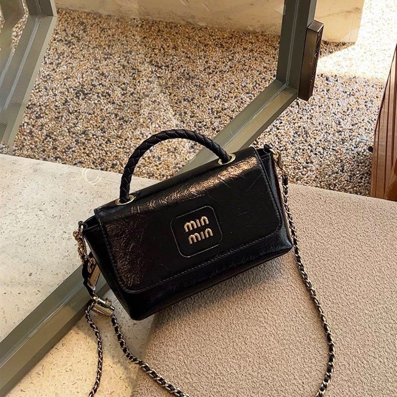 今年流行超火手拎小包包女潮高级感小众链条包油蜡皮斜挎包手机包,淘宝优惠券,粉丝福利购,淘宝优惠卷