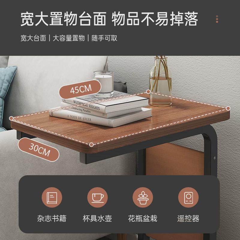 床边桌卧室家用小桌子简易学生宿舍书桌懒人床边可移动桌子电新品,淘宝优惠券,粉丝福利购,淘宝优惠卷