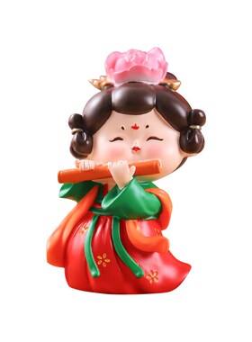 国潮古风大唐仕女唐小环桌面装饰摆件西安文创纪念品创意女生礼物