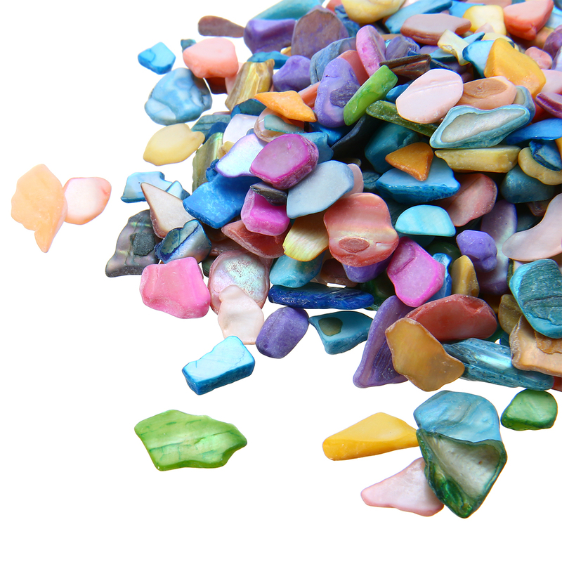 极速100g/set Glass DIY Mosaic Tiles Multicolor Crystal Trans-图1