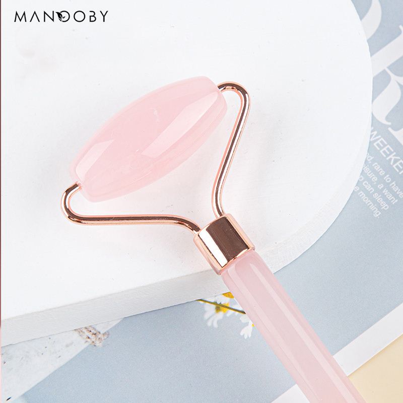 推荐Pink Gua Sha Roller Massager Rose Resin Scraping Facial - 图3