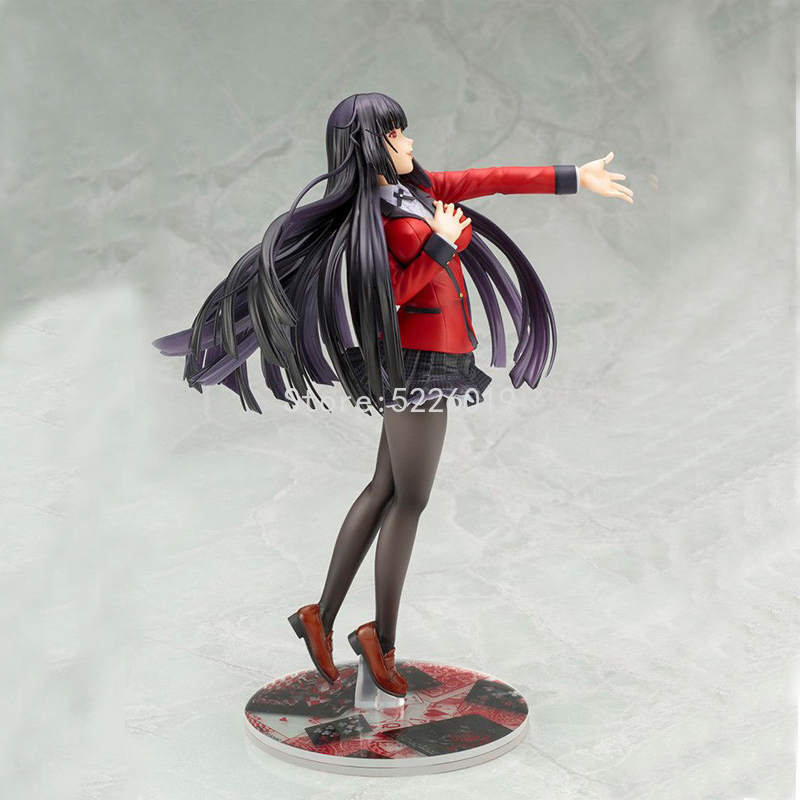 极速22cm Kakegurui Anime Figure Jabami Yumeko Action Figure-图1