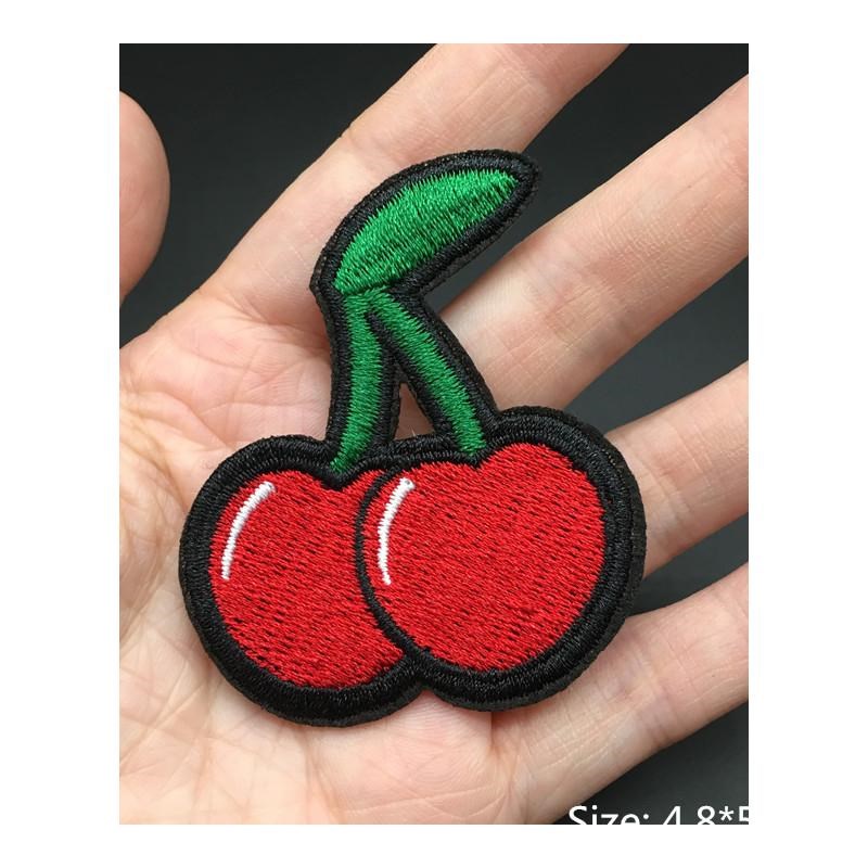 Red Ghost Heart Patches for Clothing Embroidered Iron On Bad - 图3