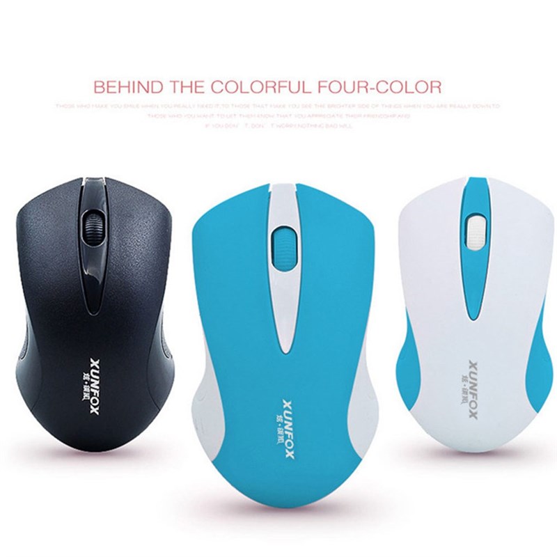 2.4G Optional Wireless Mouse 1200DPI 3 Buttons Mini Wireless - 图0