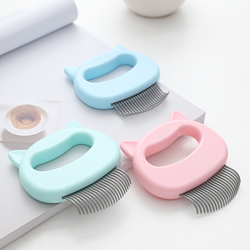 Pet MPssage Brus hpShell Shaped Handle aet Grooming Massage - 图2