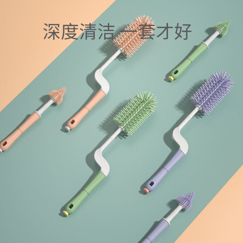 速发Silicone Bottle Brush 360 Degree Rotation Baby Pacifier - 图1