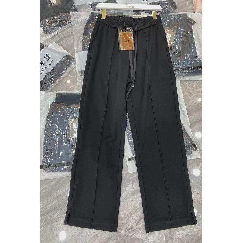 秋大码黑色侧条纹运动裤女2024高街直筒阔腿休闲长裤女酷爱80,淘宝优惠券,粉丝福利购,淘宝优惠卷