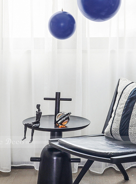 现代简约样板房间客厅摆件家居茶几电视柜创意P棕色水晶行星装饰